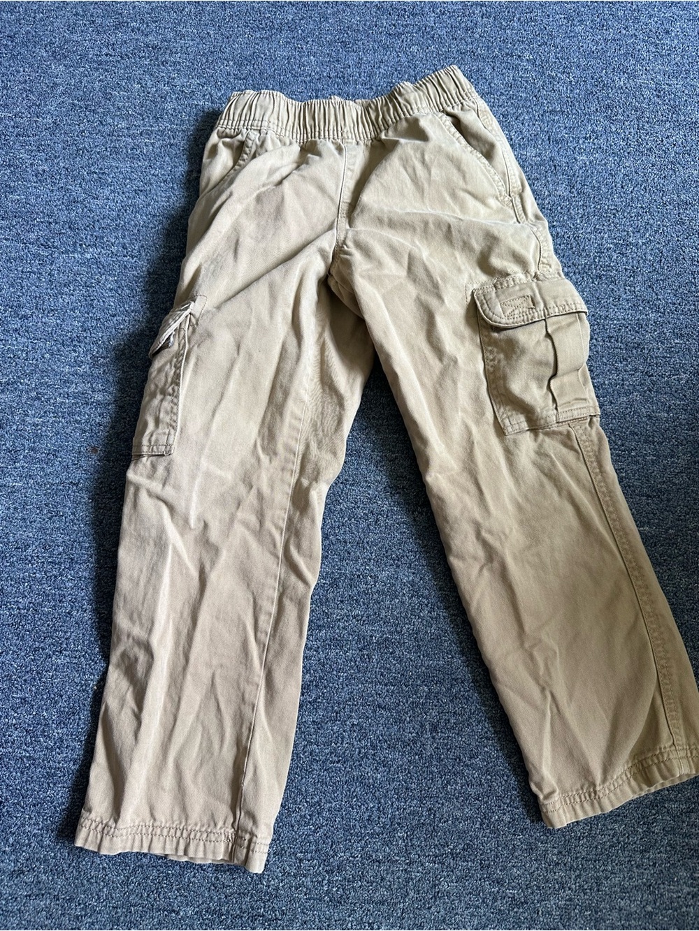 Place Kids Khaki Cargo Pants with Elastic Waist